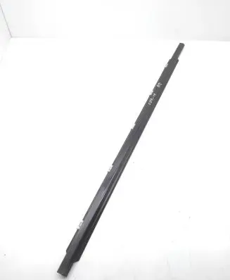 Front door glass trim molding