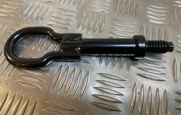 Towing hook eye