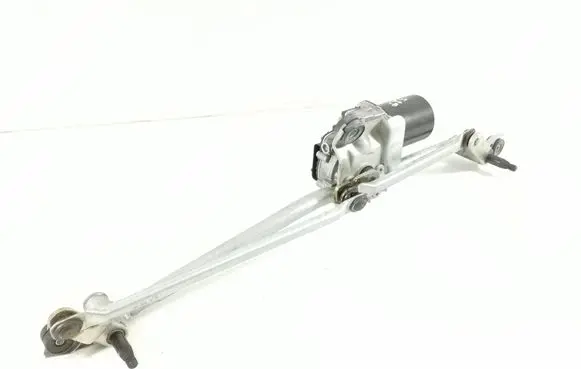 Front wiper linkage and motor