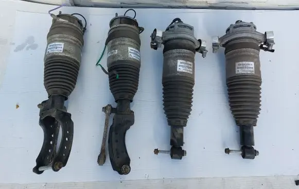 Porsche Cayenne (92A) Rear shock absorber with coil spring 