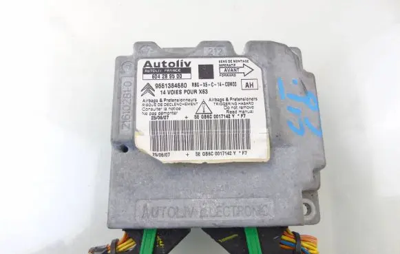 Citroen C6 Airbag control unit/module 9661384680