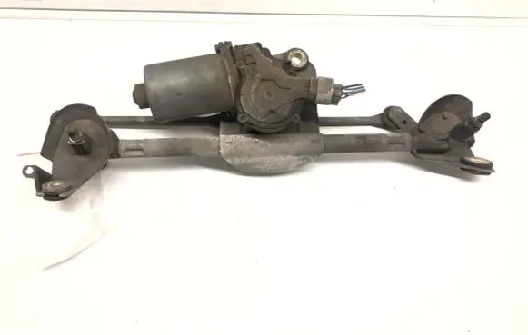Front wiper linkage and motor