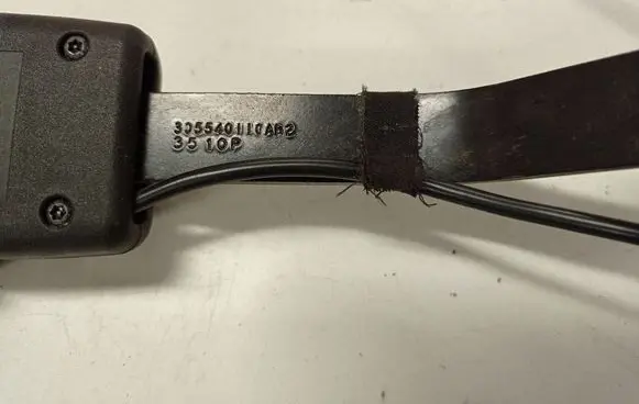 Citroen C4 Grand Picasso Front seatbelt buckle 96845112XT