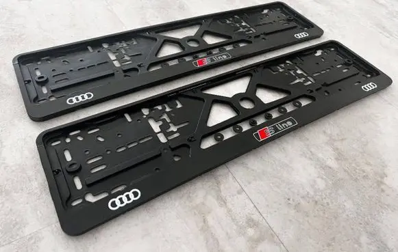 Audi Q8 Number plate surrounds holder frame 
