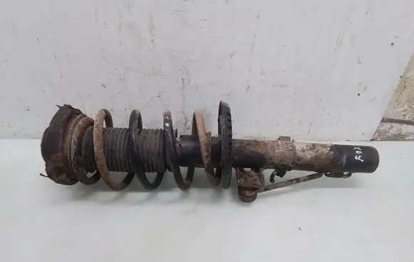 Front shock absorber with coil spring