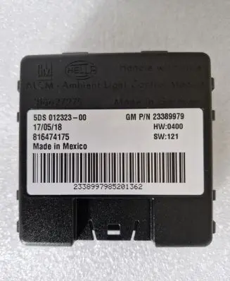 Chevrolet Camaro Light module LCM 23389979