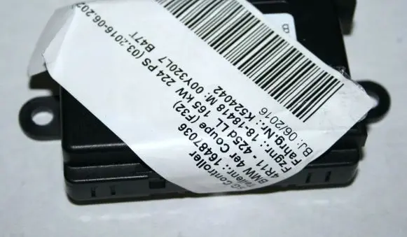BMW 5 F10 F11 Other devices 9371374