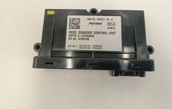 Tesla Model S Sunroof control unit/module 100751200B 10150169 A0753G02B