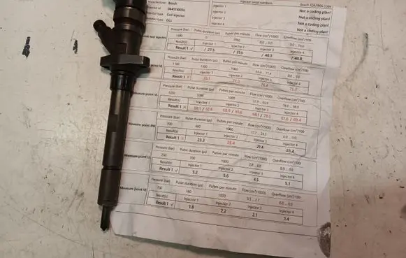 Peugeot 406 Fuel injector 0445110036