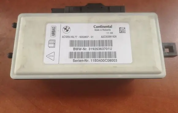 BMW 5 F10 F11 Airbag control unit/module 9253637