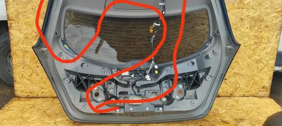 Nissan Murano Z50 Tailgate/trunk wiring harness 24051CC000