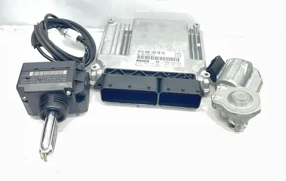 Mercedes-Benz CLK A209 C209 Engine ECU kit and lock set 2095453308 A6461505091