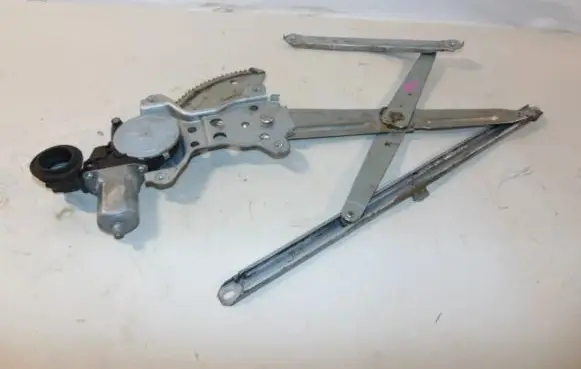 Front door window regulator with motor