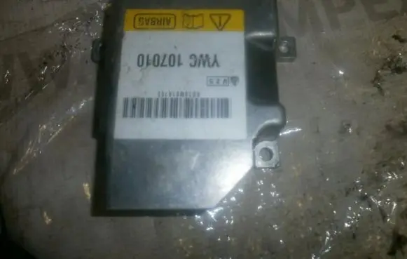 Rover 25 Airbag control unit/module ywc107010