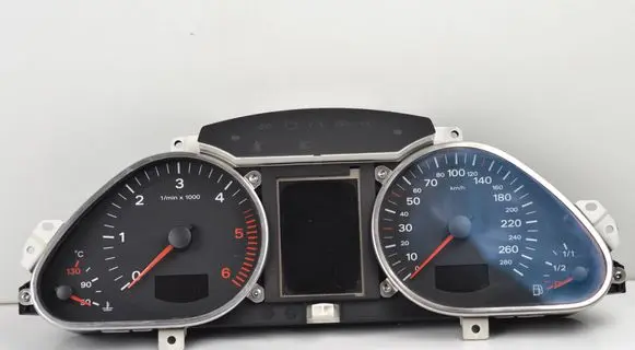 Audi A6 S6 C6 4F Speedometer (instrument cluster) 5550007301