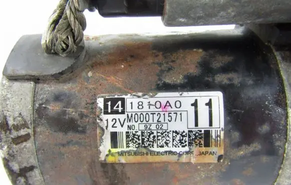 Mitsubishi Lancer X Starter motor M000T21571