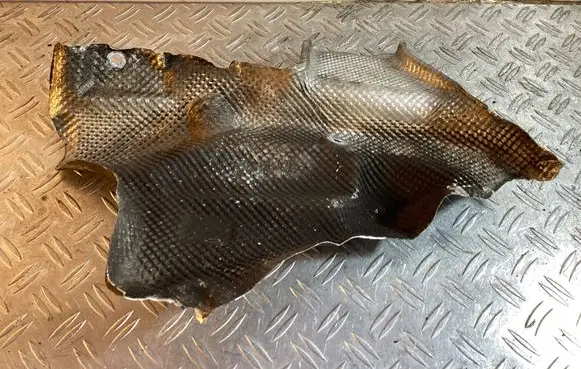 Porsche Macan (95B) Exhaust heat shield 95B399546B