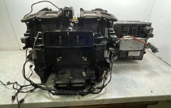 Interior heater climate box assembly