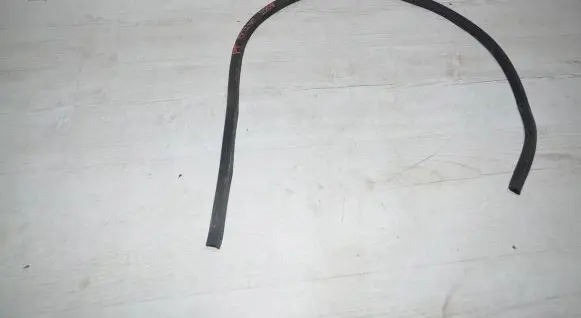 Rubber seal rear door