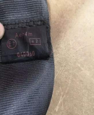 Peugeot 307 Rear seatbelt 040060