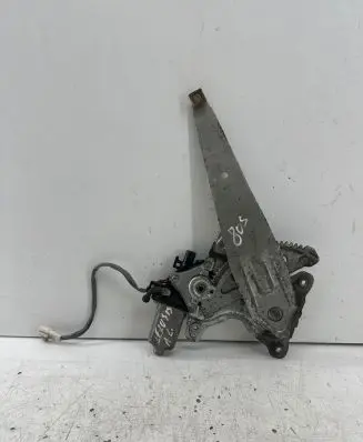 Rear door window regulator with motor