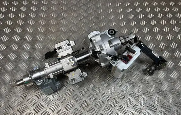 Steering wheel axle set