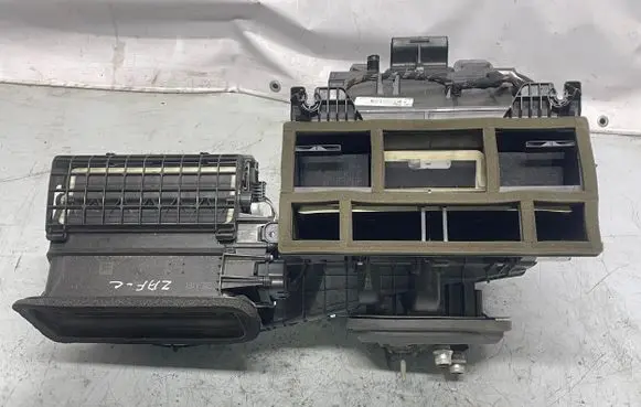 Interior heater climate box assembly