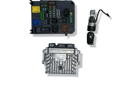 Peugeot 508 Engine ECU kit and lock set 28335216 5216SA22910572 9801538280