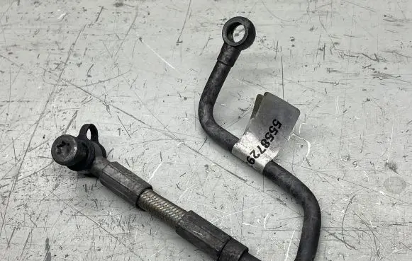 Opel Insignia A Turbo turbocharger oiling pipe/hose 55587293