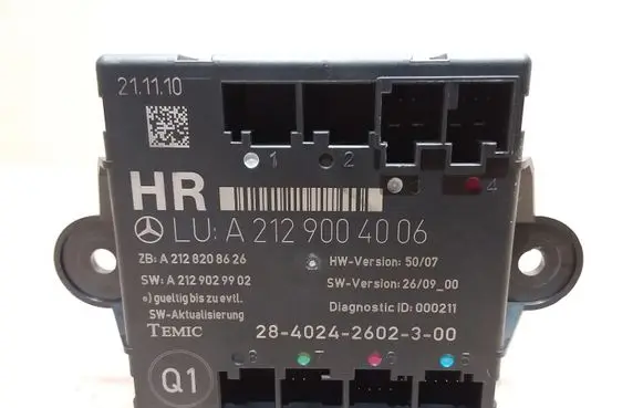 Mercedes-Benz C W204 Door control unit/module A2129004006