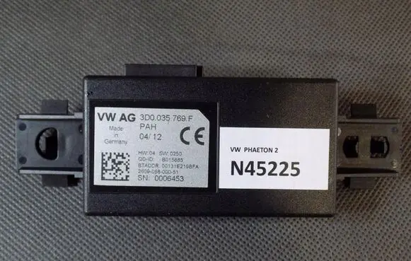 Volkswagen Phaeton Bluetooth control unit module 3D0035769F