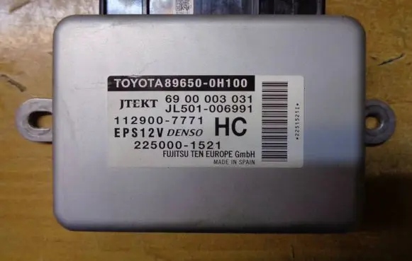 Toyota Aygo AB40 Power steering control unit/module 896500H100 1129007771 JL501006991