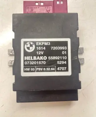 BMW 5 E60 E61 Fuel injection pump control unit/module 7203993 55892110 073201570