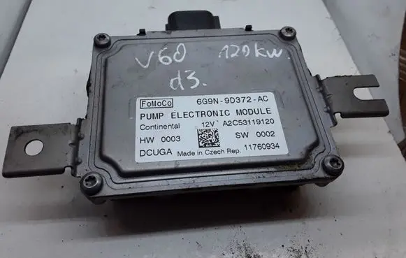 Volvo V60 Fuel injection pump control unit/module 6G9N9D372AC A2C53119120
