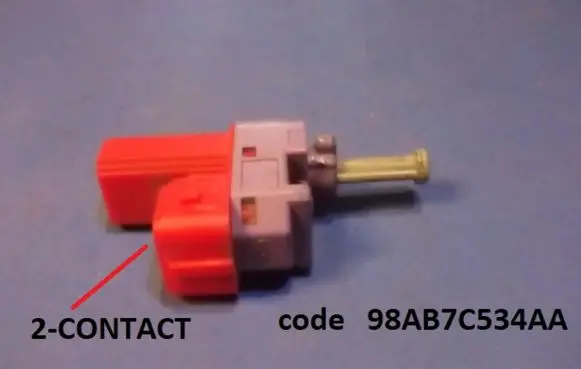 Ford Focus Brake pedal sensor switch 98AB7C534AA