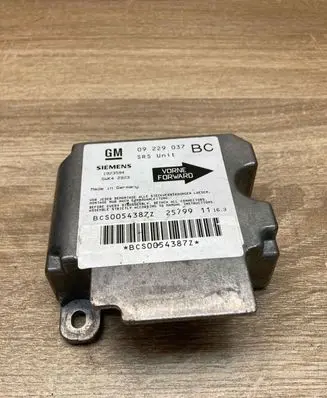 Opel Astra G Airbag control unit/module 09229037 1923594