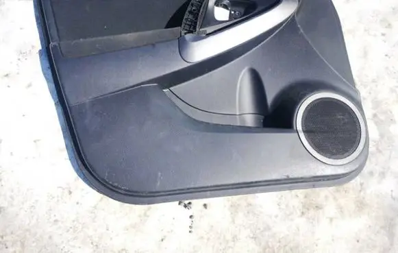 Front door card panel trim