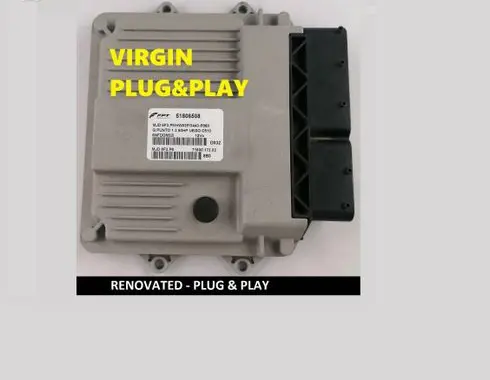 Fiat Punto (199) Engine control unit/module ECU 51806508 7160017202