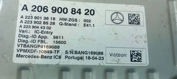 Mercedes-Benz C W206 Speedometer control unit/module a2069008420