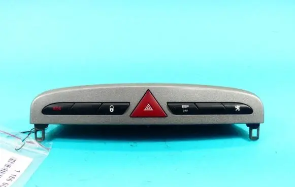 Peugeot 308 Hazard light switch 9665166677 IMPRK1166604