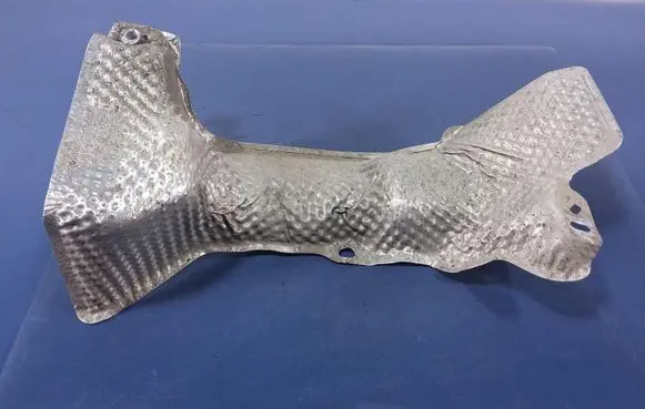 Citroen C4 II Picasso Exhaust heat shield 9674195080