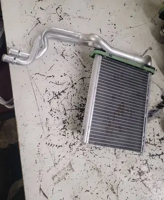 Heater blower radiator