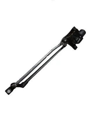 Front wiper linkage and motor