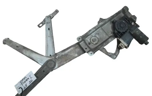 Opel Tigra A Front door window regulator with motor 90389211
