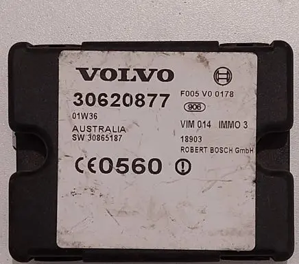 Volvo S40, V40 Immobilizer control unit/module 30620877 F005V00178 30865187