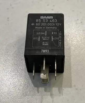 Saab 9000 CS Window wiper interval relay 8553463 60201003 7W93