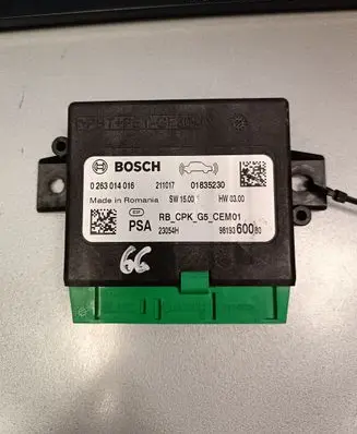 Peugeot 5008 Parking PDC control unit/module 9819360080 00532390 0263014016