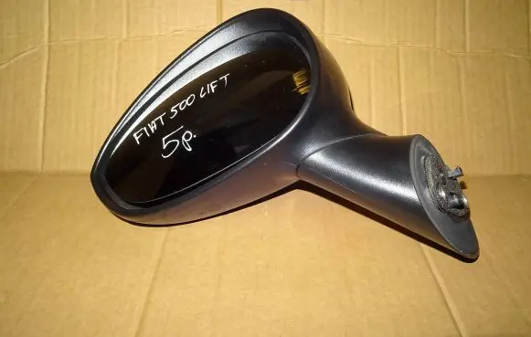 Fiat 500 Front door electric wing mirror 