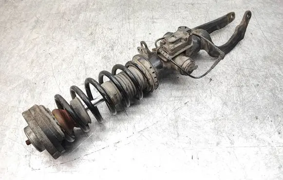 Front shock absorber with coil spring