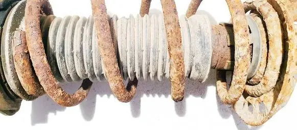 Front coil spring